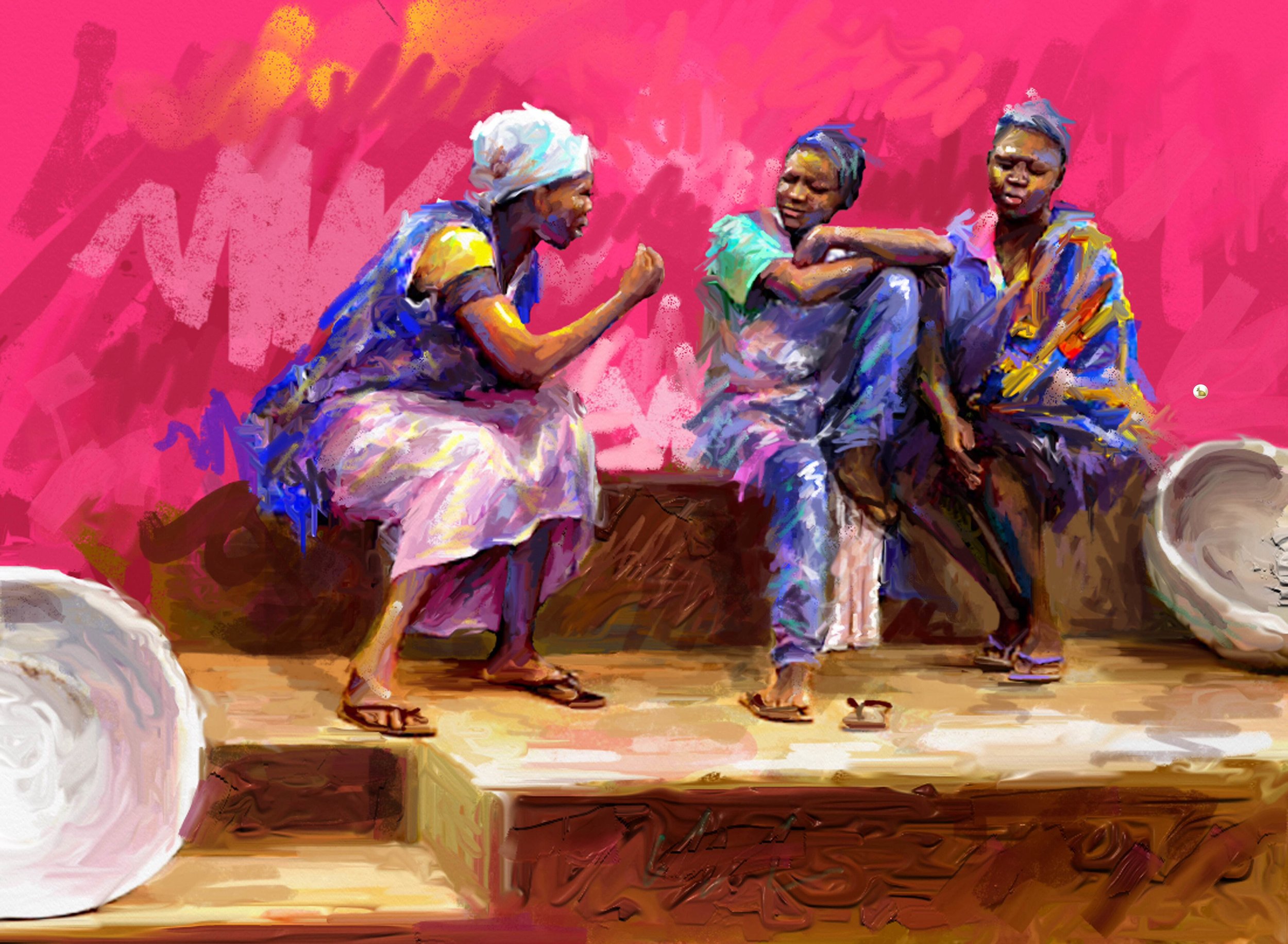 Painting by Gorden Keyga