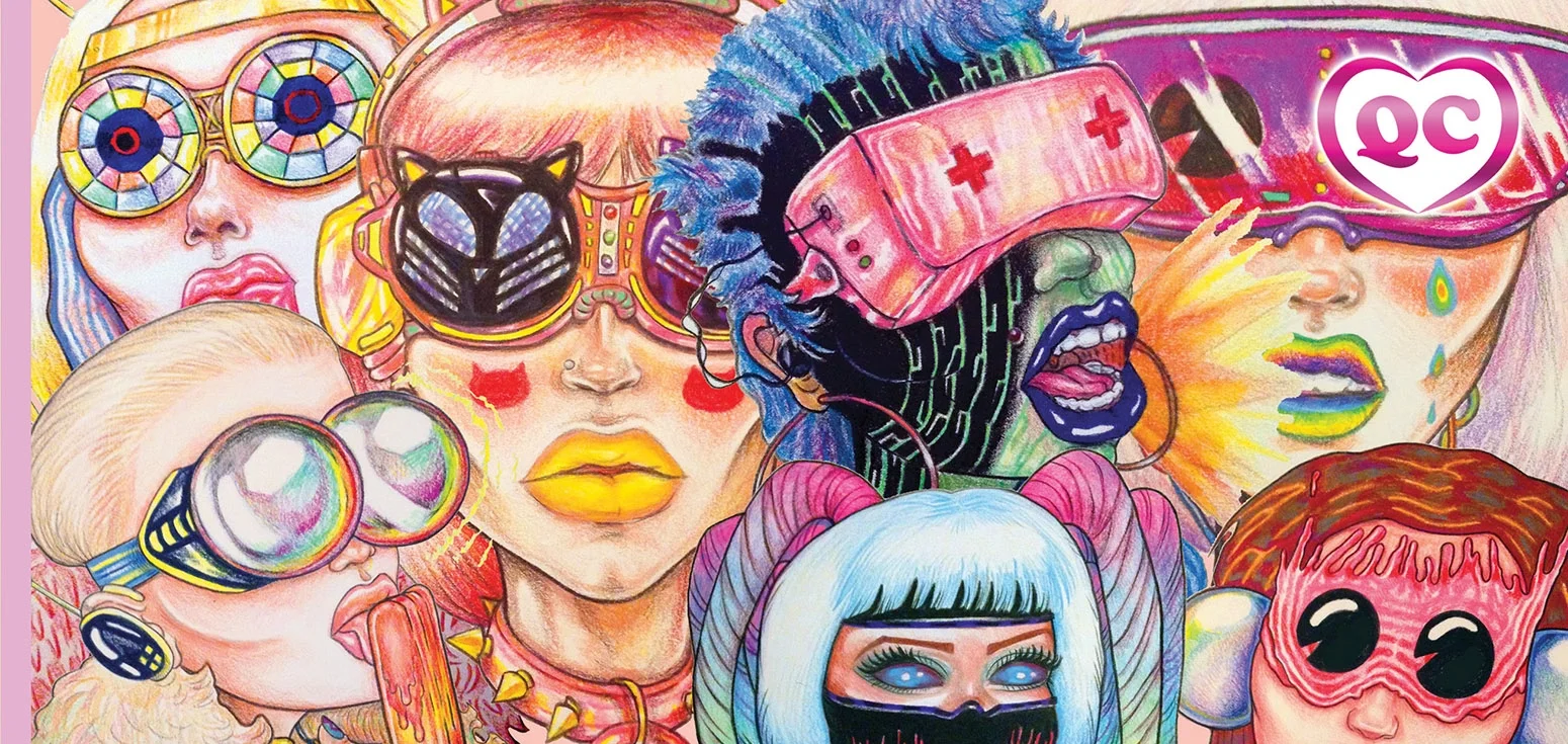 Sci-Fi, Fantasy, and Monster Babes: Coloring Books by Stephanie Quinn 
