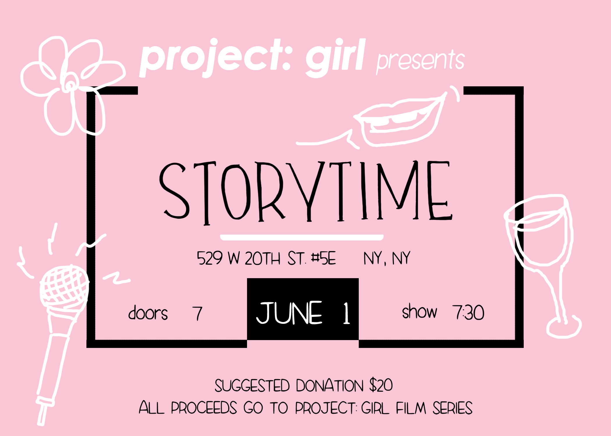 Illustration by Mitzi Akaha for Project: Girl 's first event on June 1, 2017