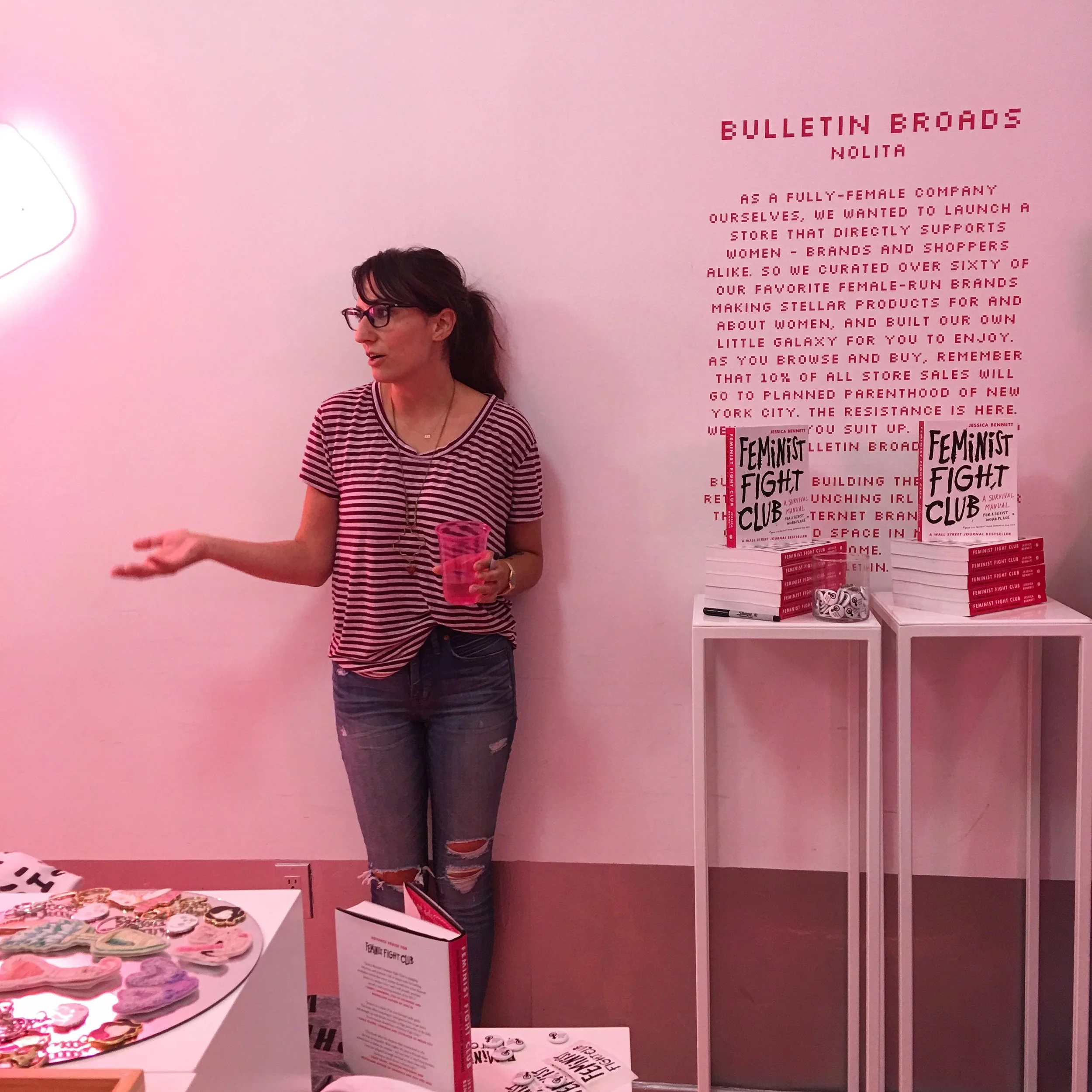 Last Night I Met Jessica Bennett at Bulletin!