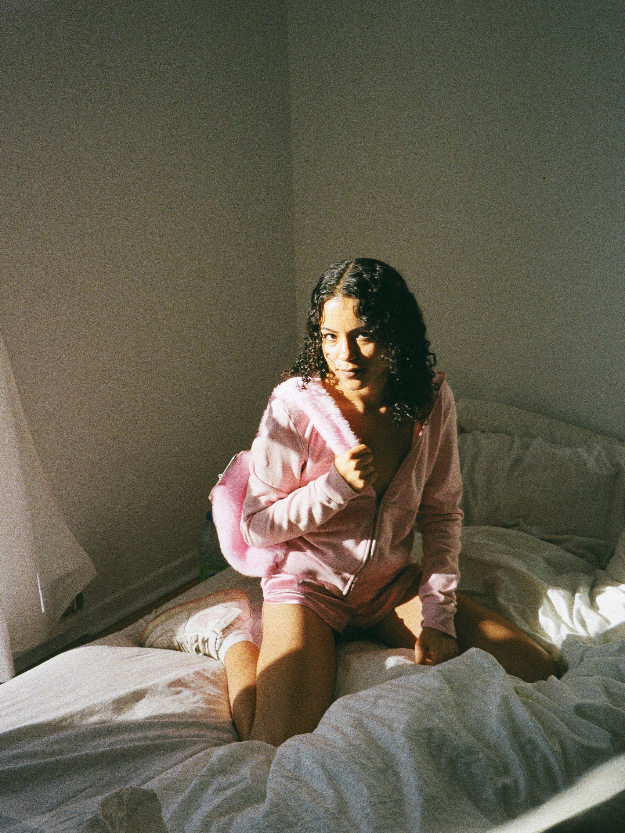 Pictured: PINK BUNNY. Photo by Leah Beth Gold. Model: Sahara Baldwin