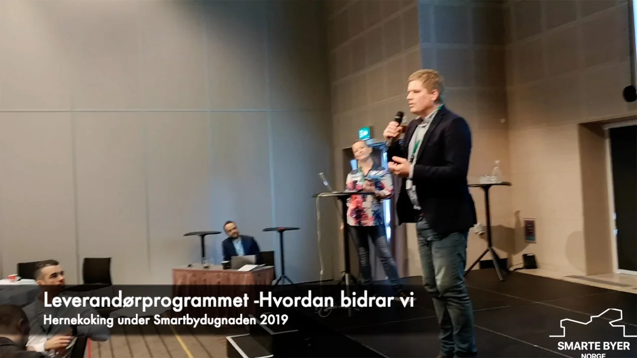 Smartbydugnaden Hjernekoking: 2min pitch fra Leverandørprogrammet  