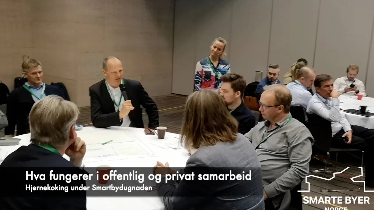Smartbydugnaden Hjernekoking: Hva fungerer i offentlig og privat samarbeid