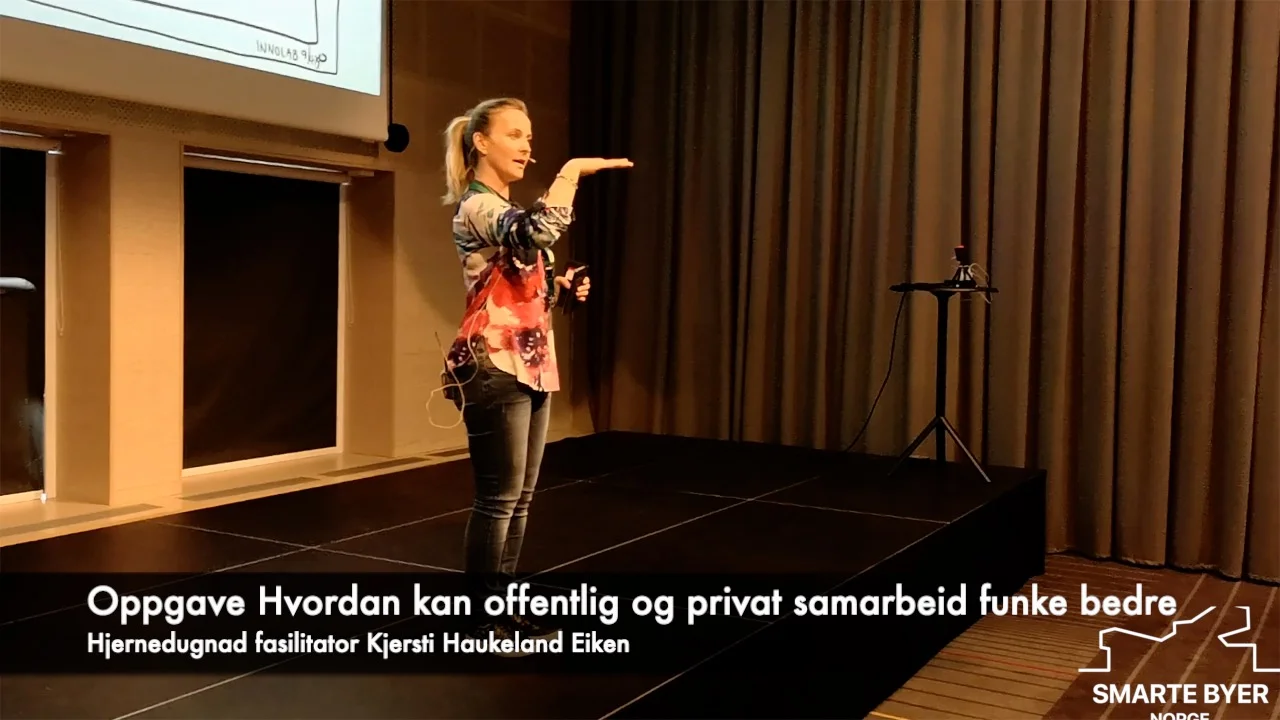 Smartbydugnaden Hjernekoking oppgave: Hvordan kan offentlig og privat samarbeid funke bedre