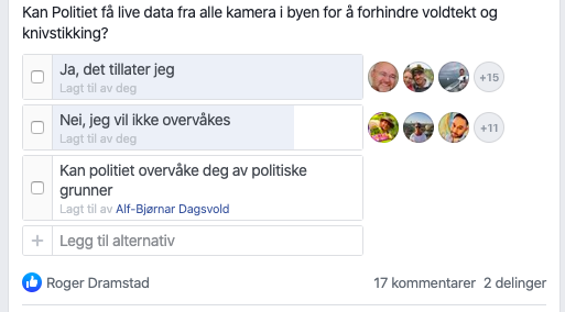 Kan Politiet få live data fra alle kamera i byen for å forhindre voldtekt og knivstikking?