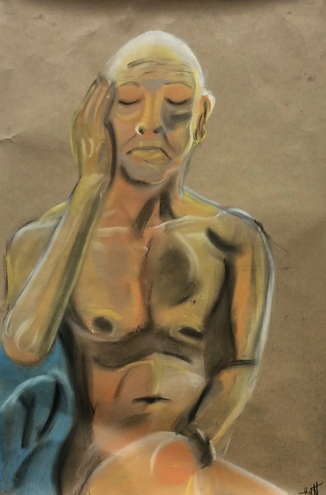  Chalk Kent   Soft Pastel on Toned Paper  November 2016 