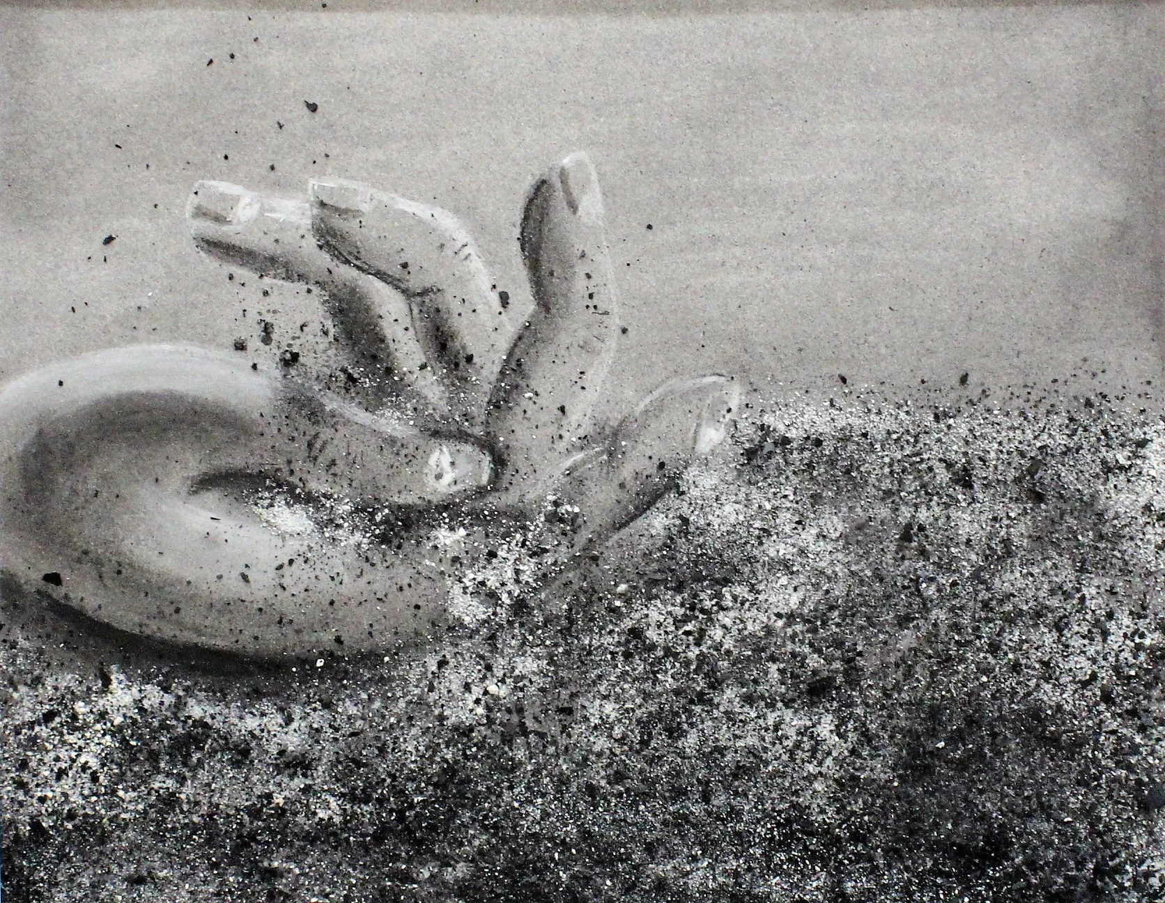   Ashes   Charcoal on Drawing Paper  April 2017     Inspired by the poem "Never Will I Forget" written by a Holocaust survivor 
