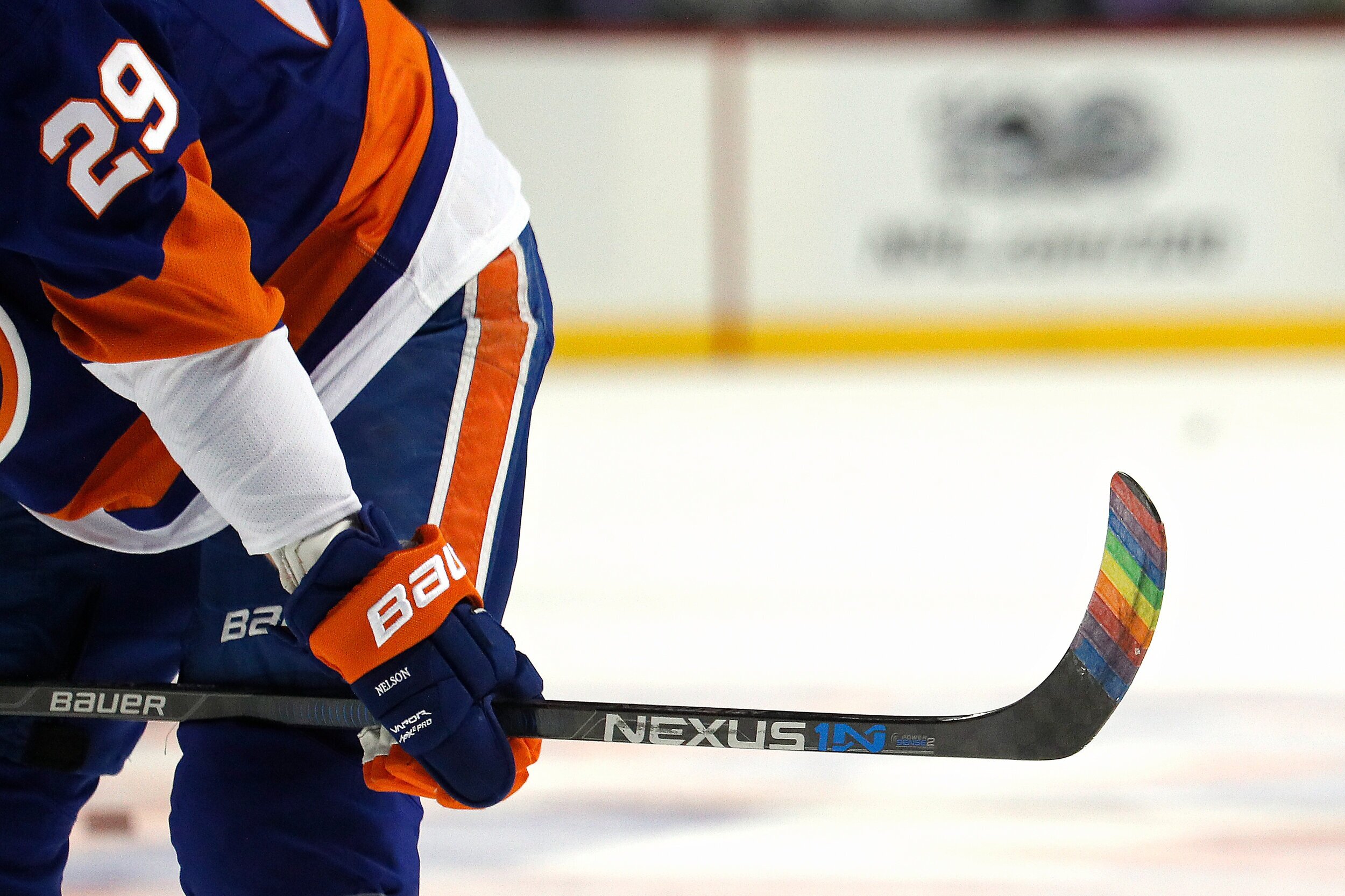Edmonton Oilers become first NHL team to use Pride Tape, supporting LGBTQ  youth outreach and equality