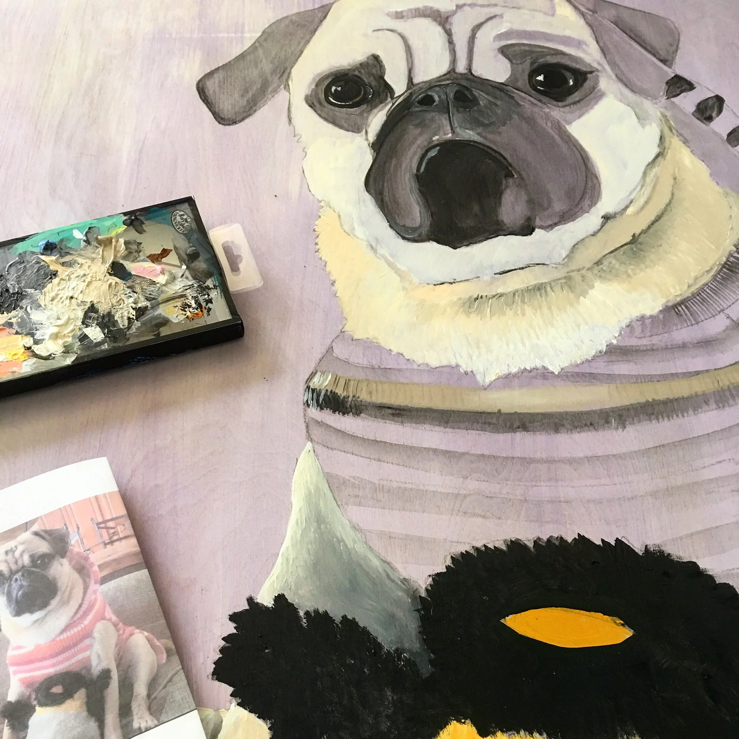 Animal Portraits in Acrylic