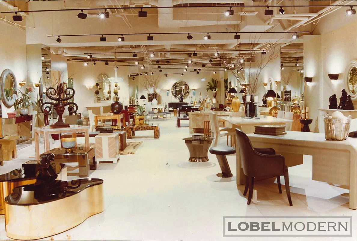 Photo of NYC showroom circa 1985