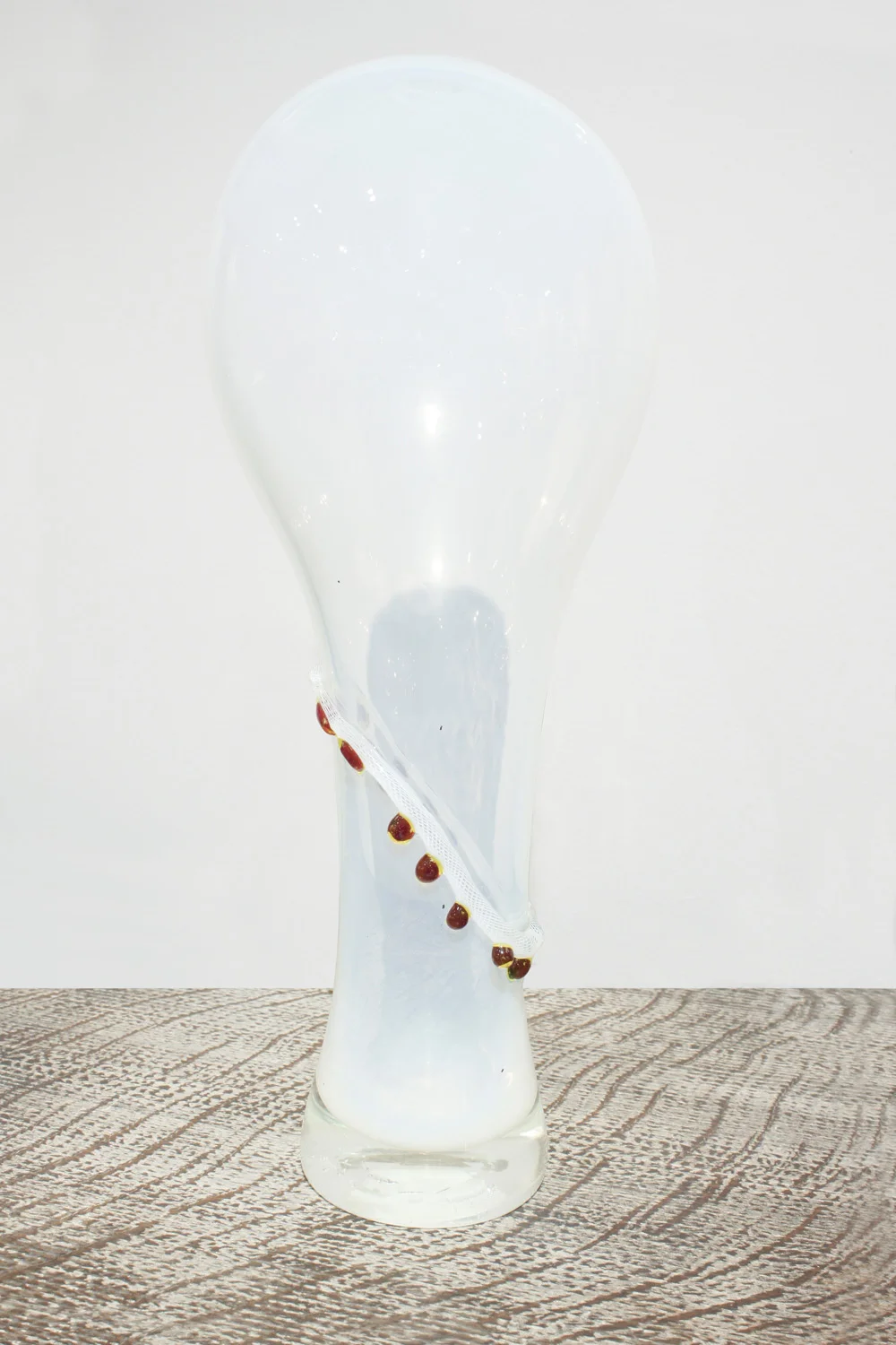 Anzolo Fuga Unique Rare Glass Murrine Incatenate Vase 1960s