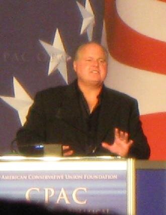 Rush Limbaugh speaks at the American Conservative Union Foundation. Photo by Jeick at English Wikipedia .