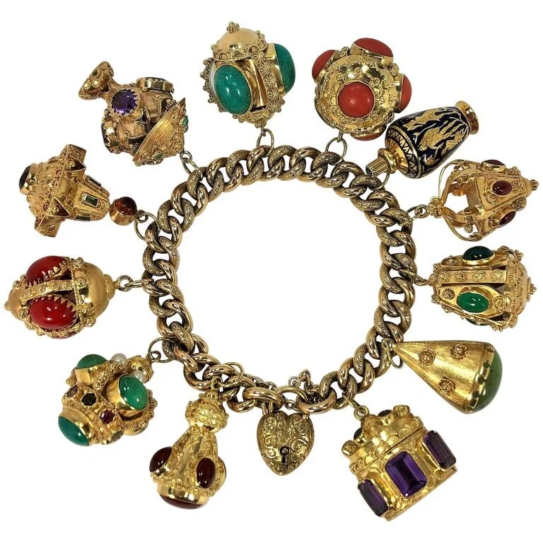 vintage italian gold bracelet