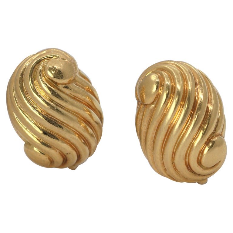 Ladies Chunky Gold Hoop Earrings | 18k Gold Plated | Irish Jewellery – the  rocks room