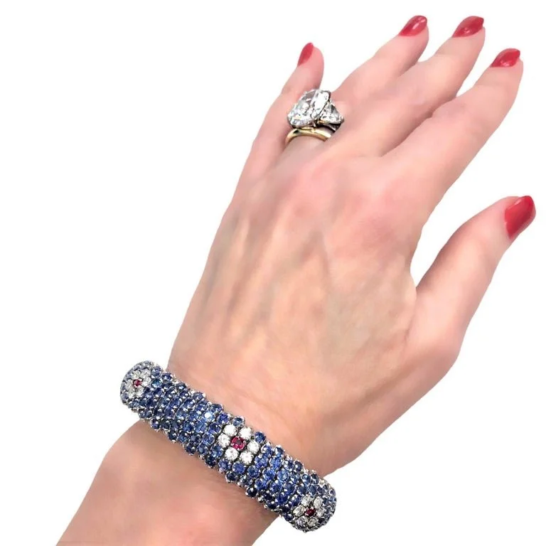 BELLE ÉPOQUE Sapphire Bracelet 18K WG 130-1974_0d4c423d-af7a-489c-