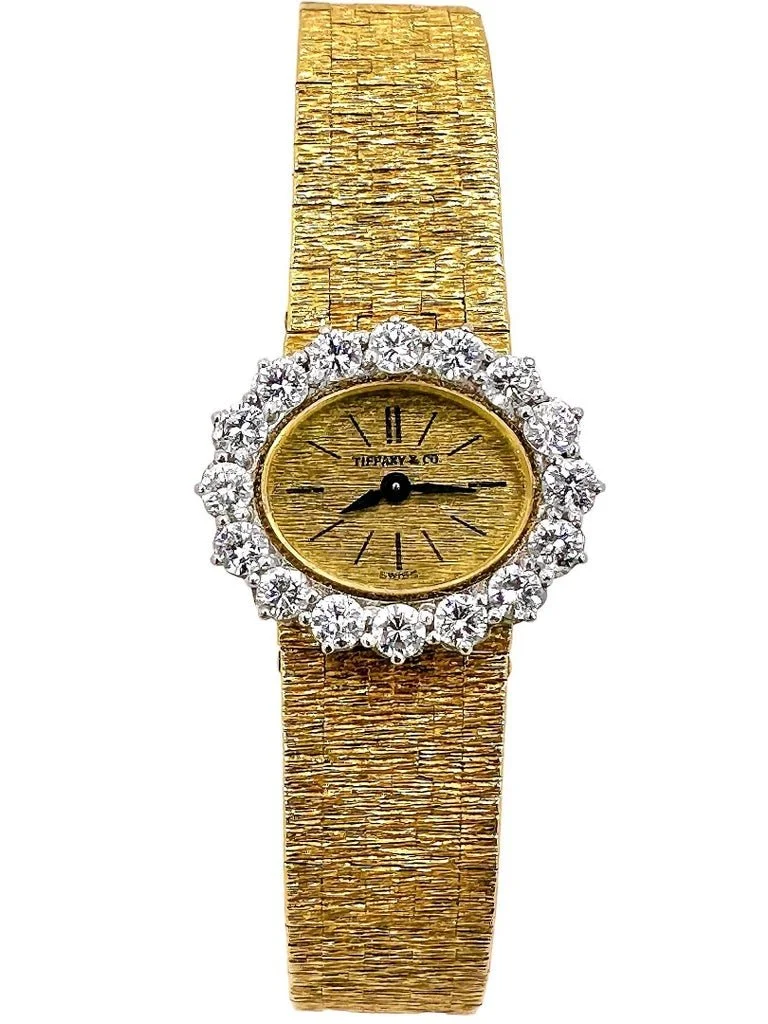 Vintage Ladies 18k Gold Tiffany & Co Wrist Watch with  display picture 1