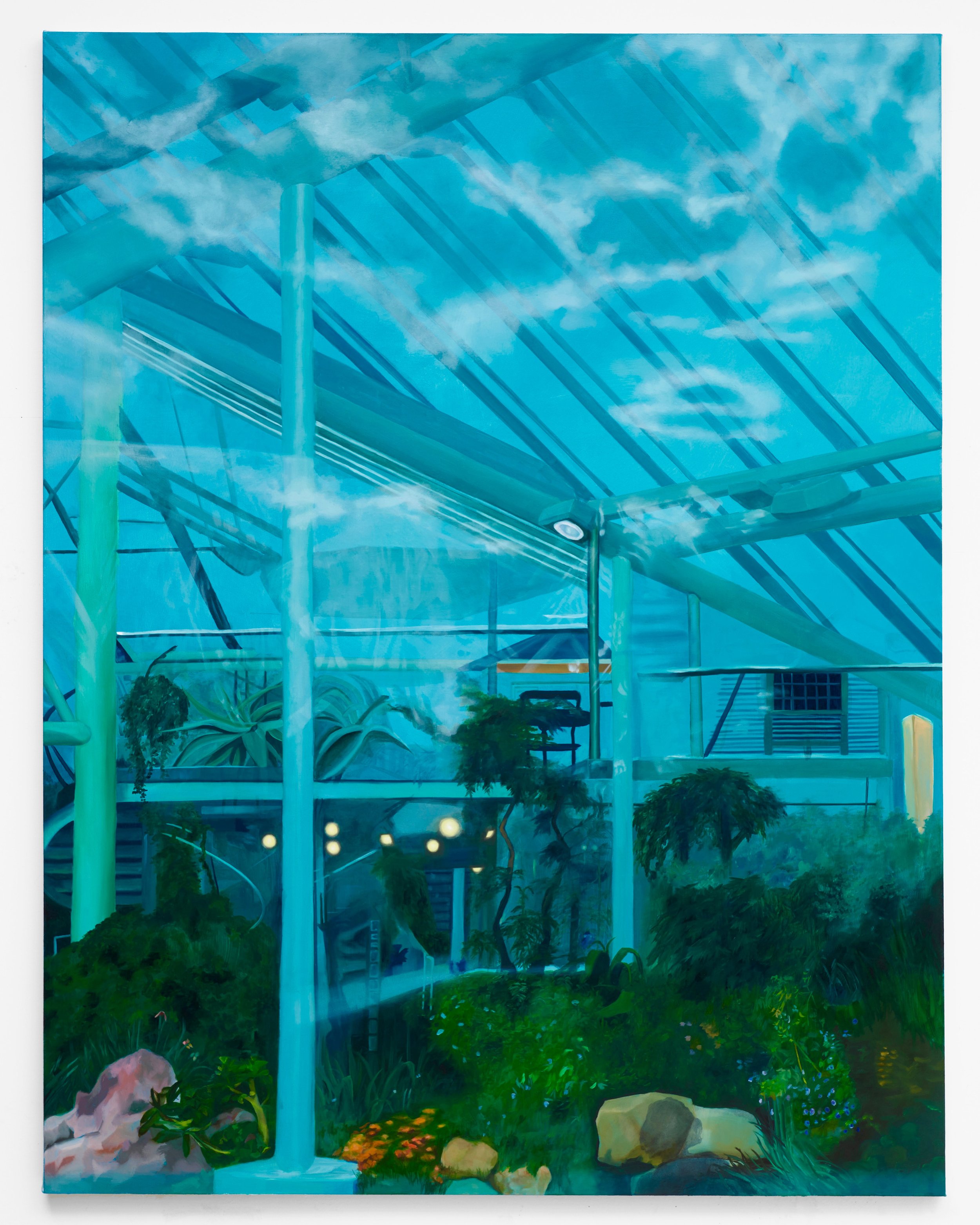   Cold Frame,  Oil on Canvas, 62”x48”, 2023  Courtesy of Half Gallery 