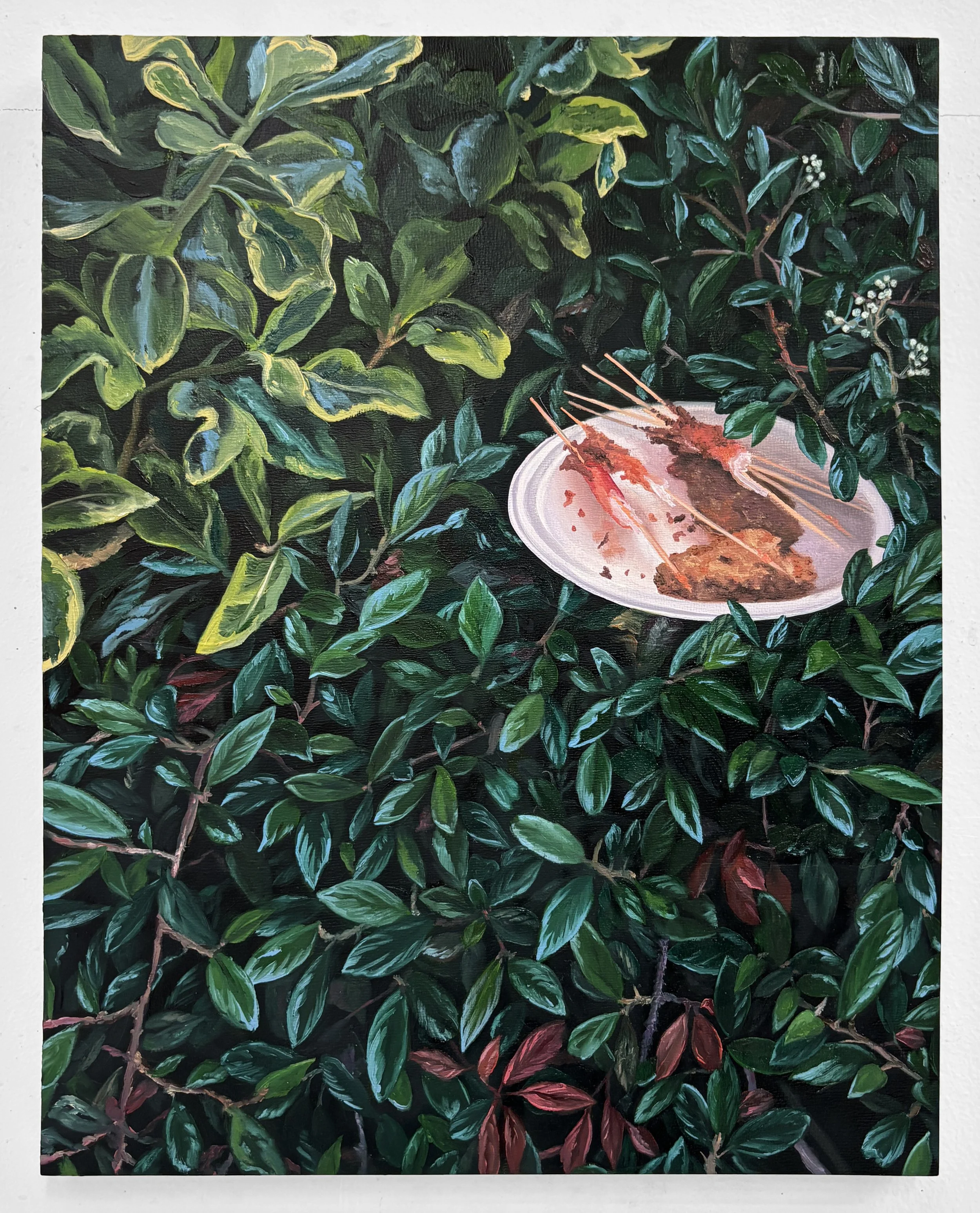   RSVP , Oil on Panel, 14”x11”, 2025 