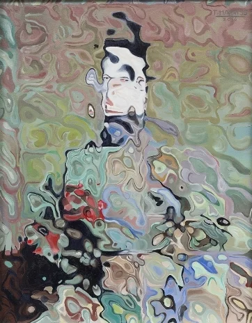 AFTER JOHN SINGER SARGENT - 'FLORA PRIESTLEY' 2016, oil on canvas 21”X25” sold