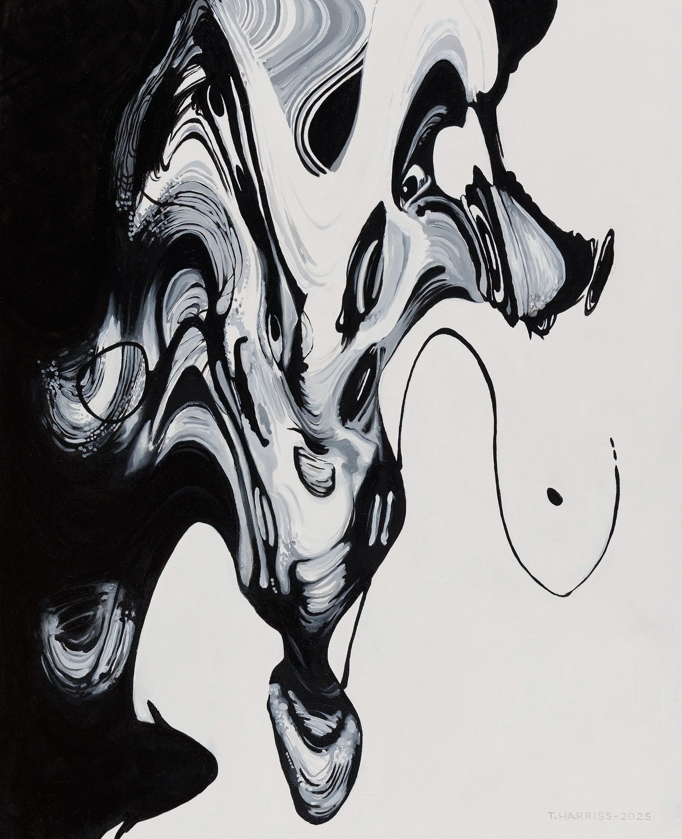   Portrait of Salvador Dali   30” X 24” oil on canvas 
