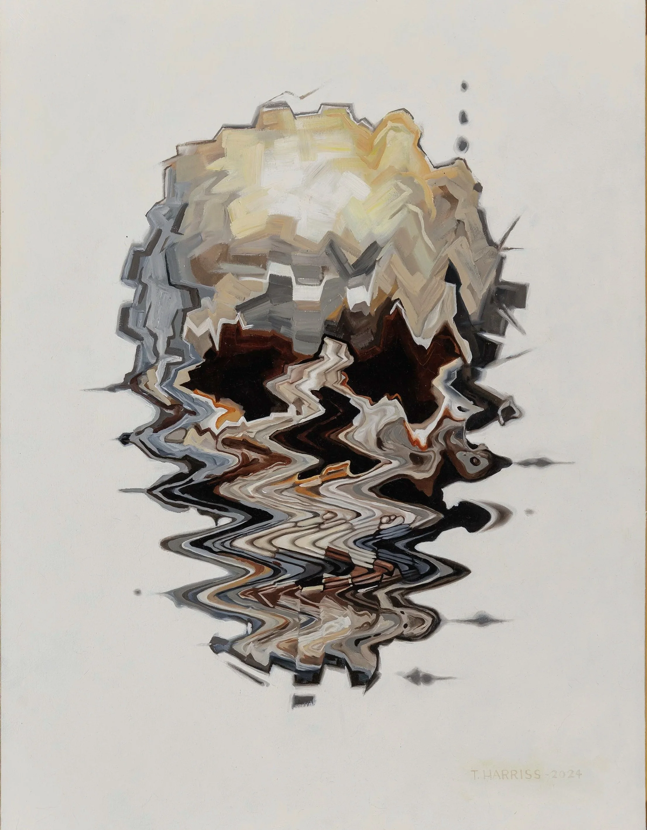   Skull 2   29” X 22” oil on canvas 