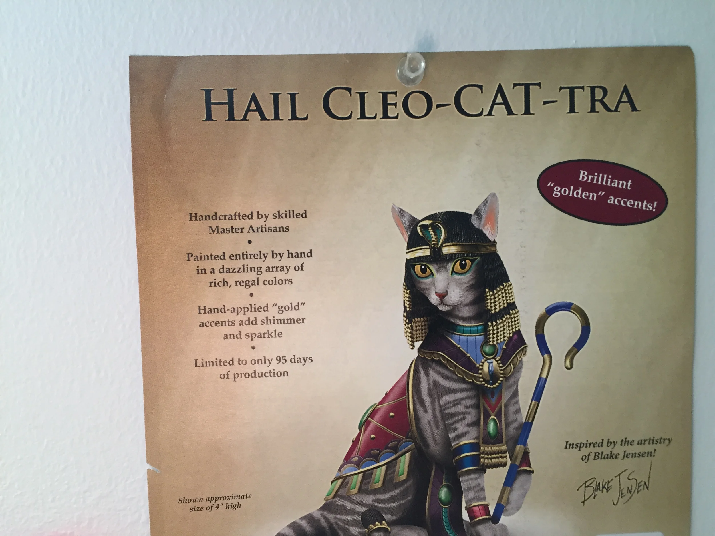 Poster found in Combs’ studio. Photograph: Christopher Squier.