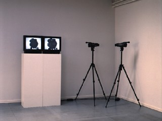 Dieter Kiessling, Two Cameras , 1998, Video Installation. Image accessed via Media Art Net. http://www.medienkunstnetz.de/works/two-cameras/ .