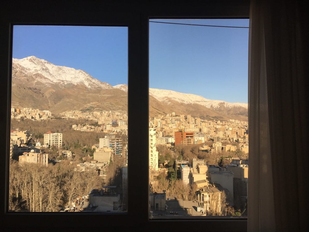  Shaghayegh Cyrous, 3:00 PM, Clear Sky __________ ٣:٠٠ بعدازظهر January, 02, 2017___________١٣ دى ١٣٩٥ Tehran, Iran__________ تهران، ايران, printed photograph, 2017. Image courtesy of the artist.