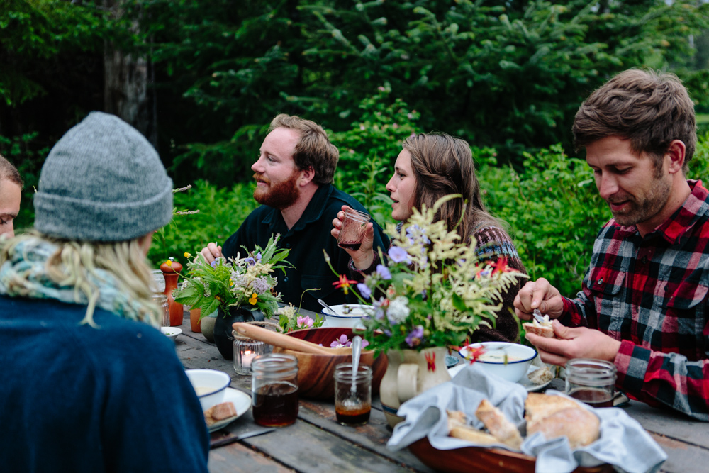 Summer Feast Outside in Alaska by Kimberley Hasselbrink