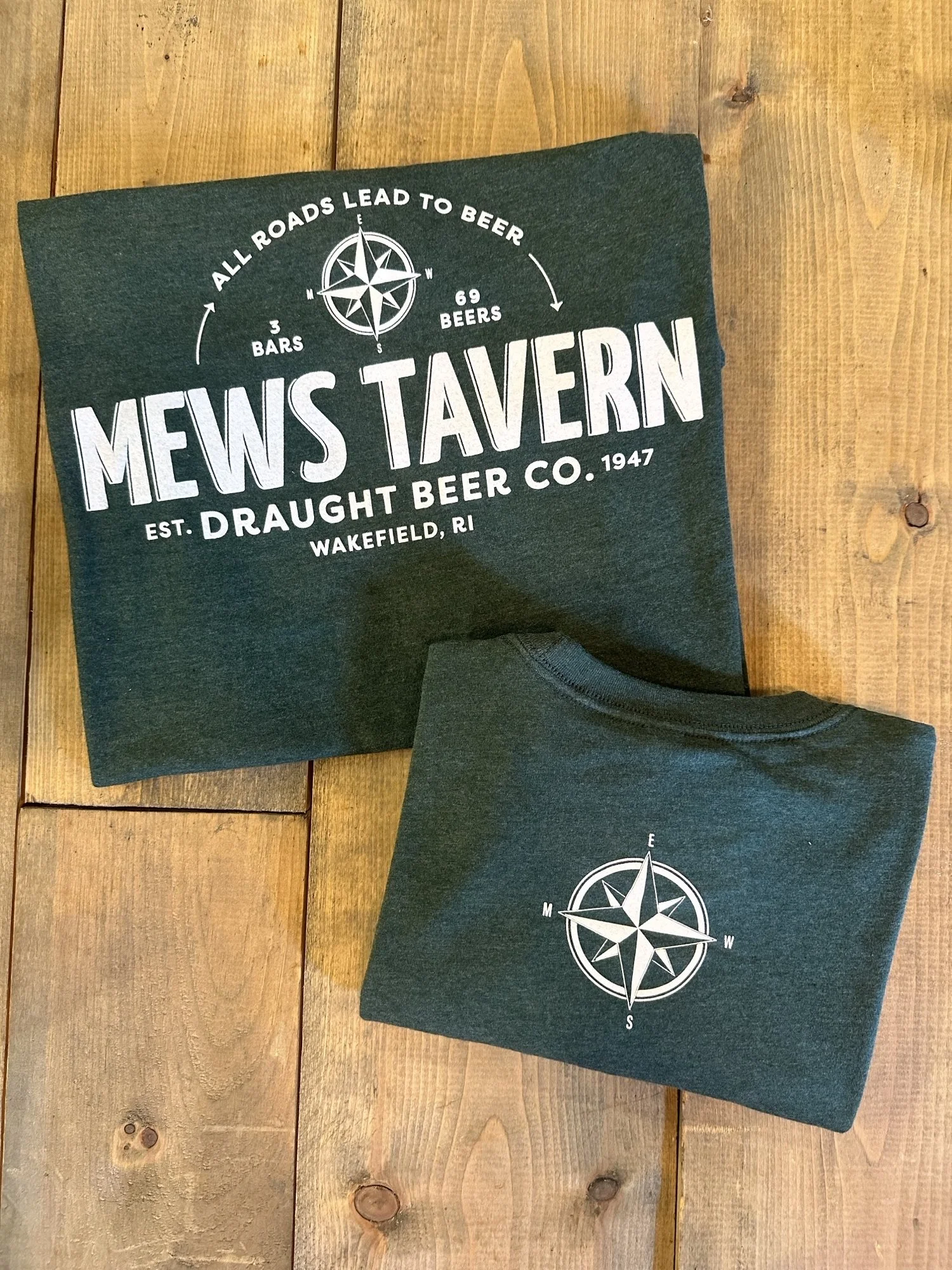 Mews Tavern All Roads Lead to Beer T Shirt