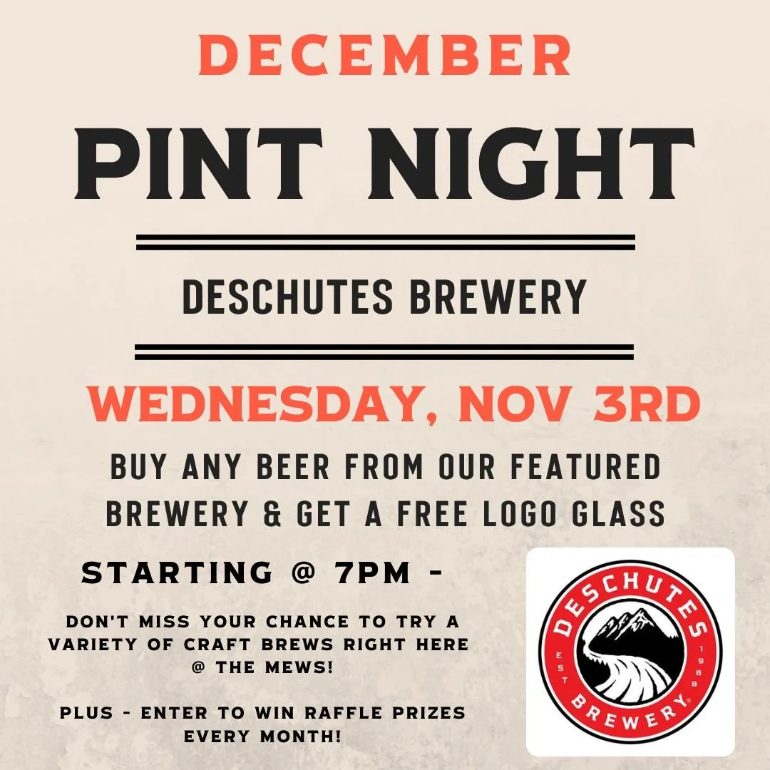 Deschutes Brewery Pint Night