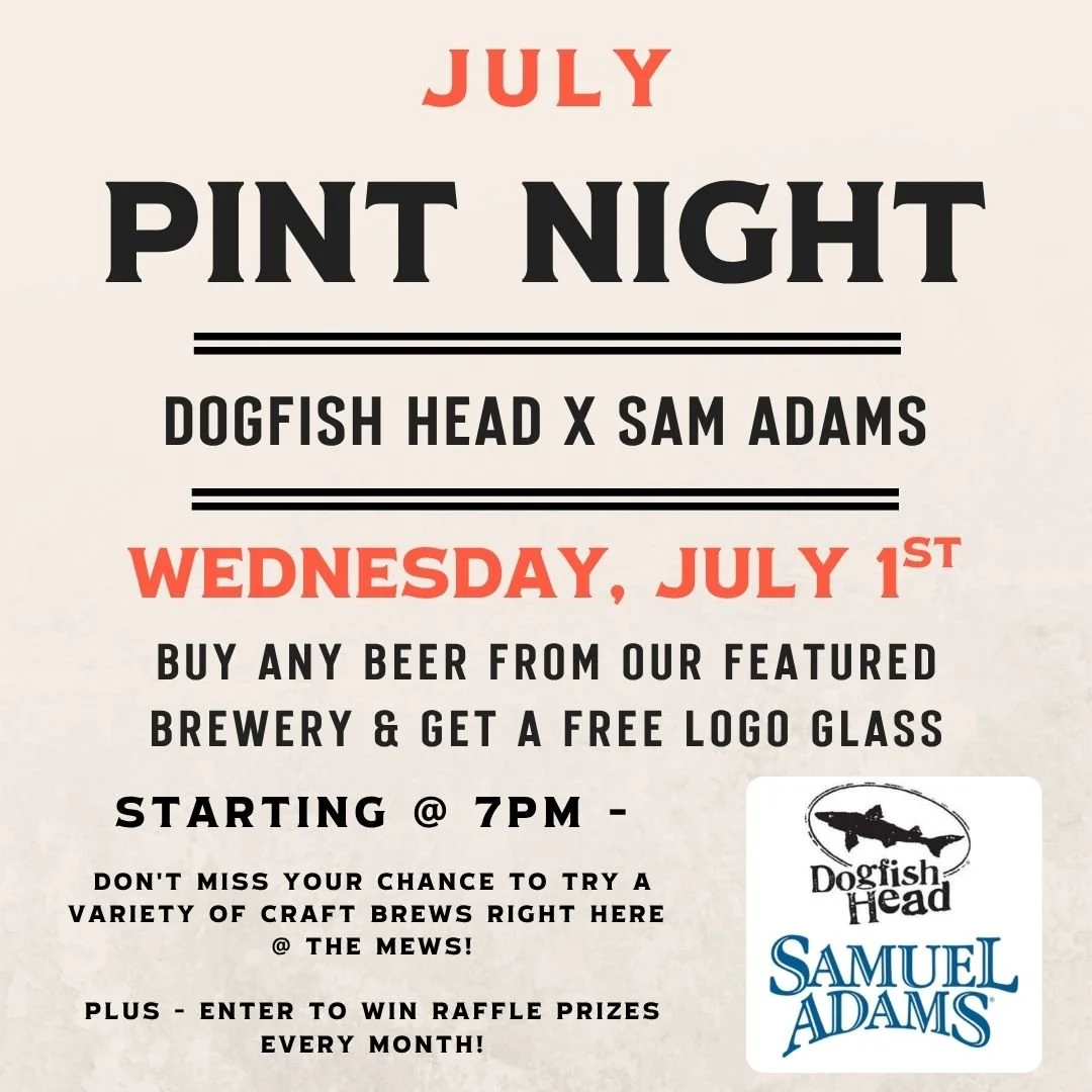 Dogfish Head x Sam Adams Pint Night