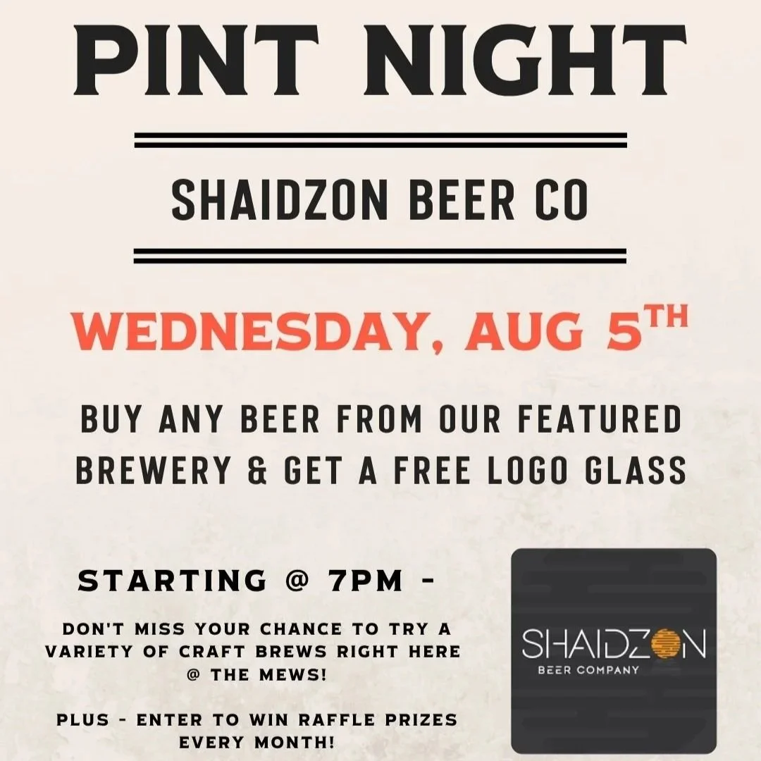 Shaidzon Pint Night