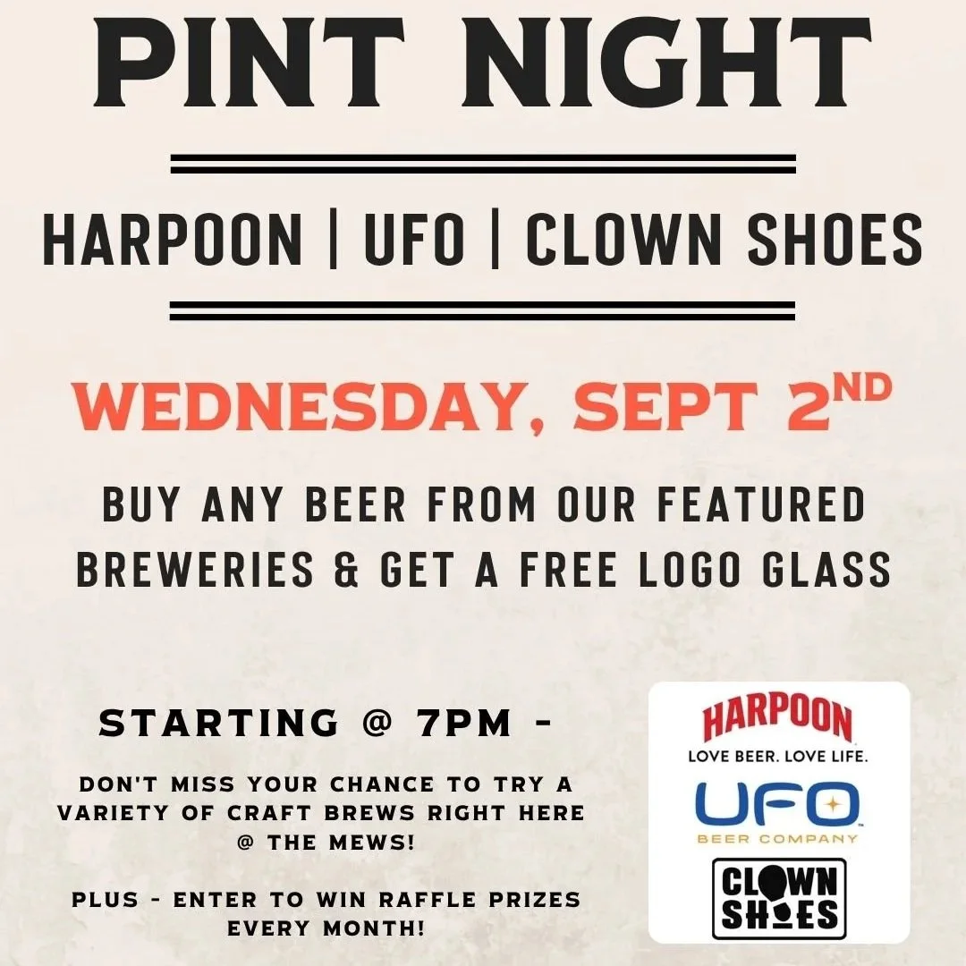 Harpoon | UFO | Clown Shoes Pint Night