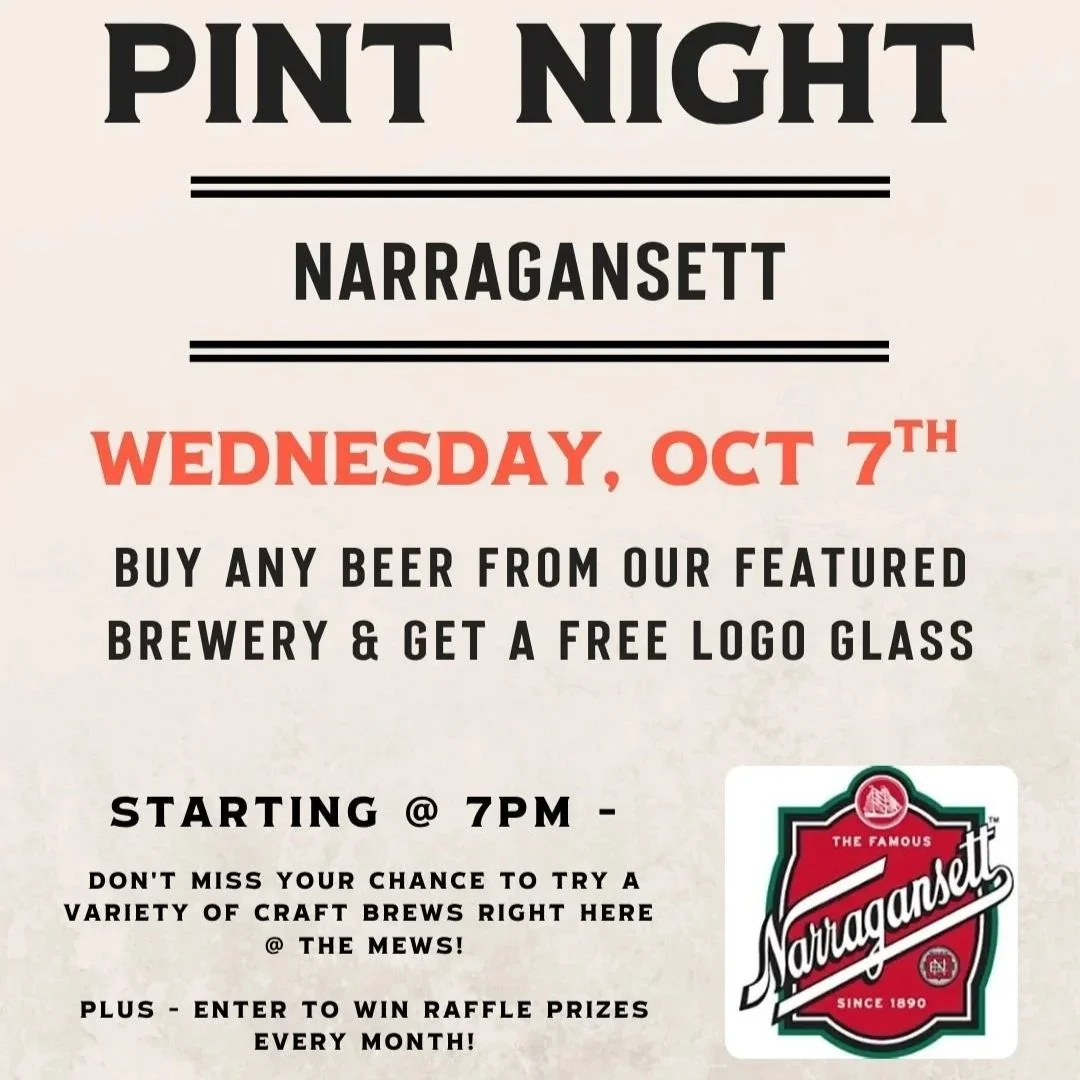 Narragansett Pint Night
