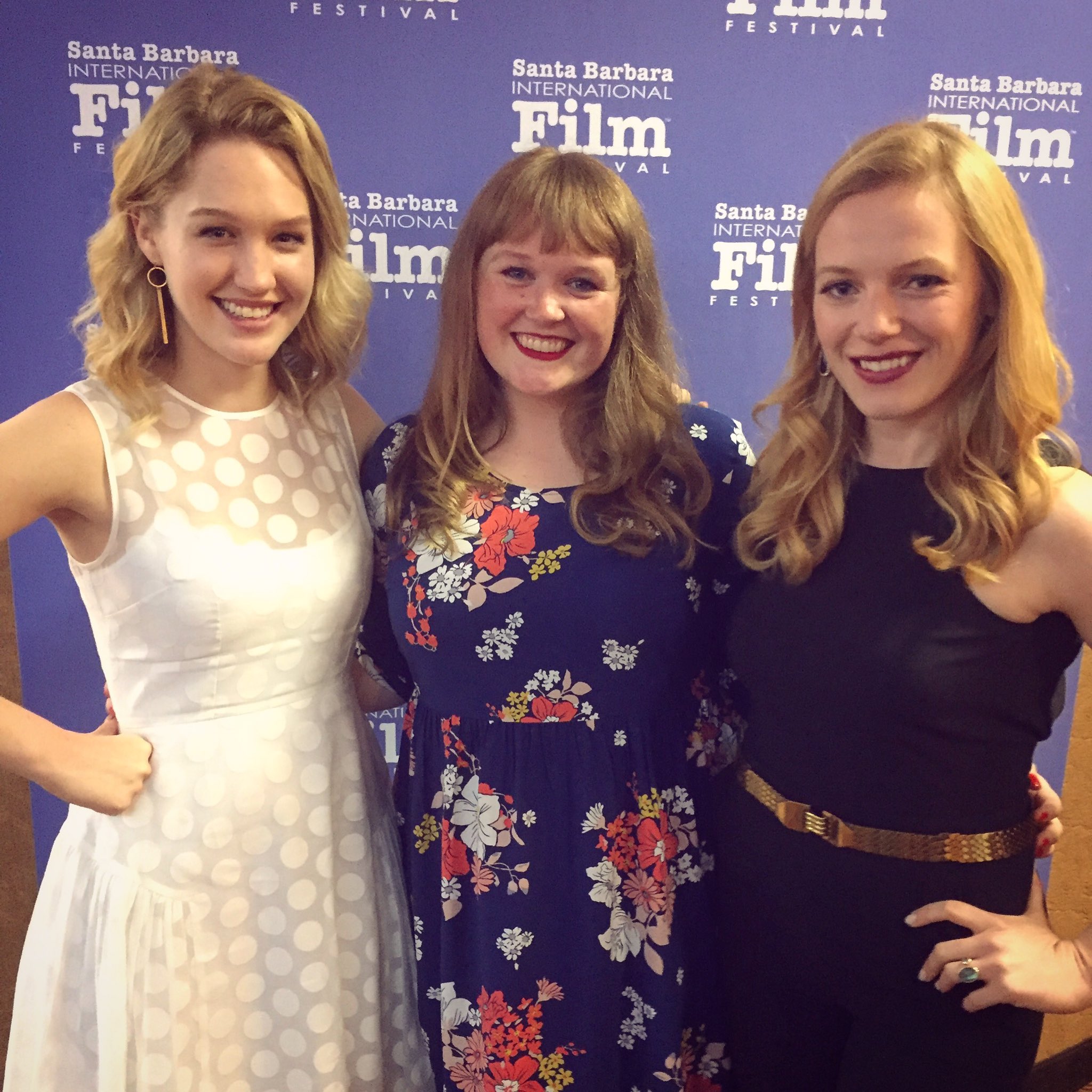 Actor Hope Lauren, Director/Writer Morgan Dameron and Actor Emma Bell at the Different Flowers World Premiere