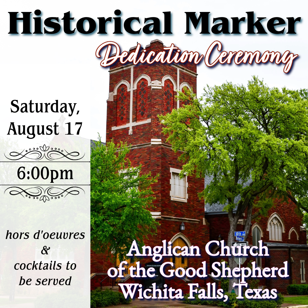 Historical Marker Dedication Ceremony — Anglican Church of the Good ...