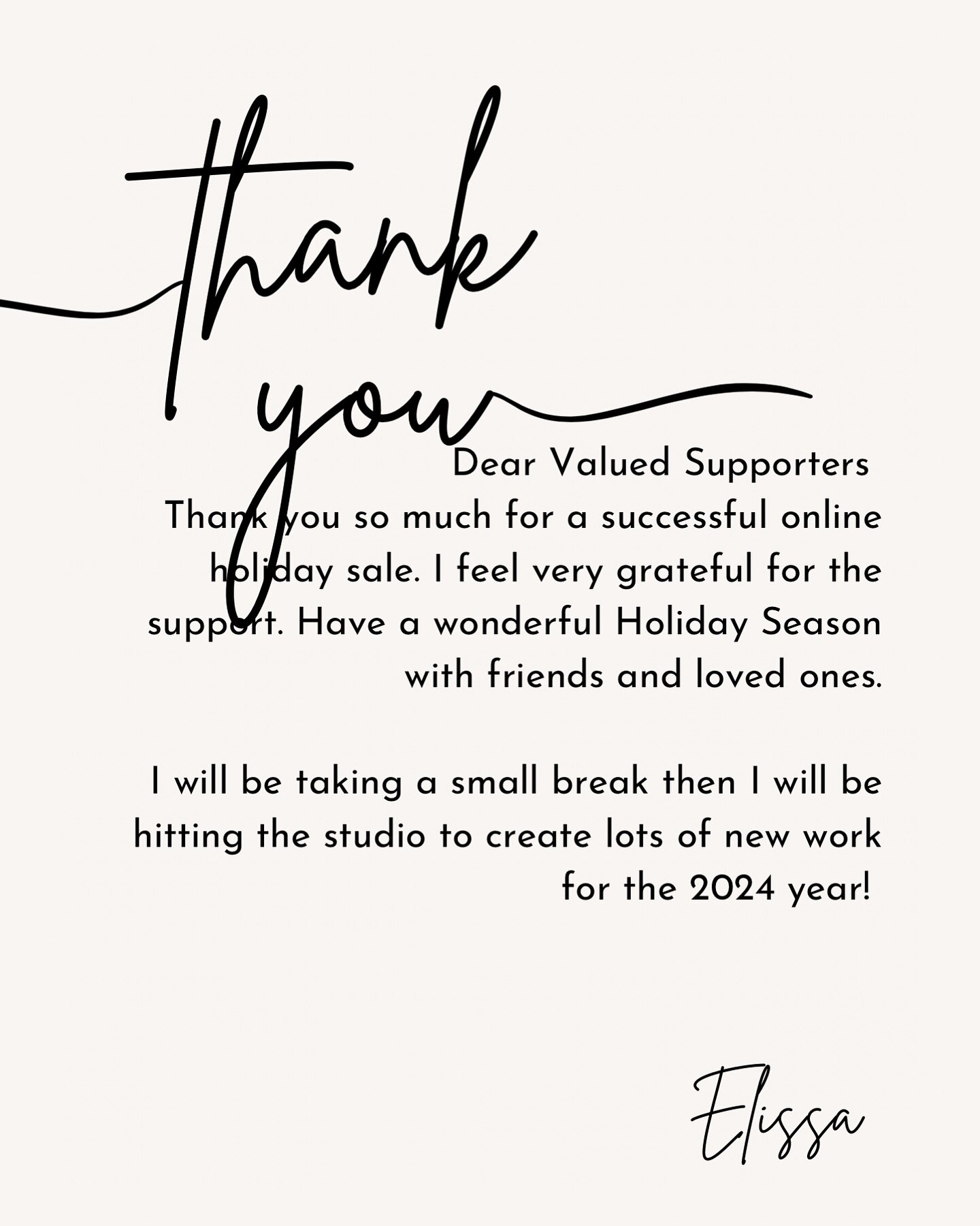 Thank you purchases, likes and shares!  Excited to hit the studio to make lots of new work in the new year! #ceramics #gratefulartist #onlineartsales #iowaartist #midwestmaker