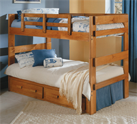 Wood Split-able Bunk Bed Frame