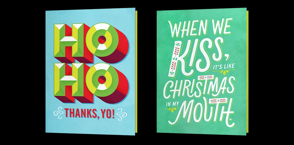 Christmas cards © justWink L: Click here for the card R: Click here for the card