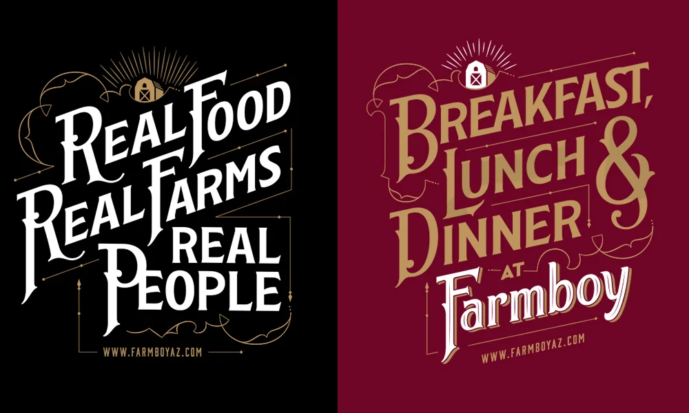 Staff Shirt lettering and linework