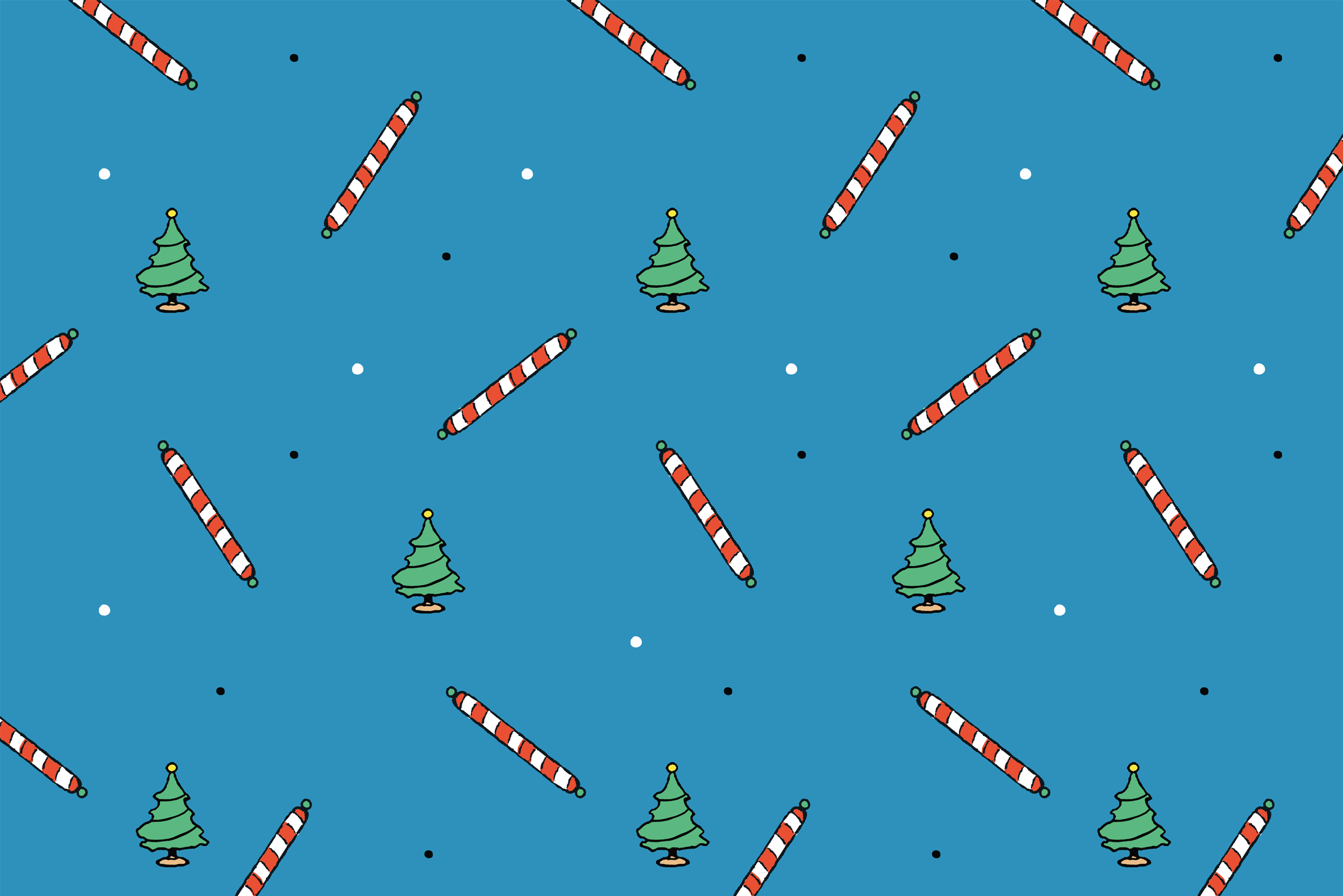 DanielleDavisLettering_Peanuts_AmericanGreetings_ChristmasAdvent2025_pattern_01.png