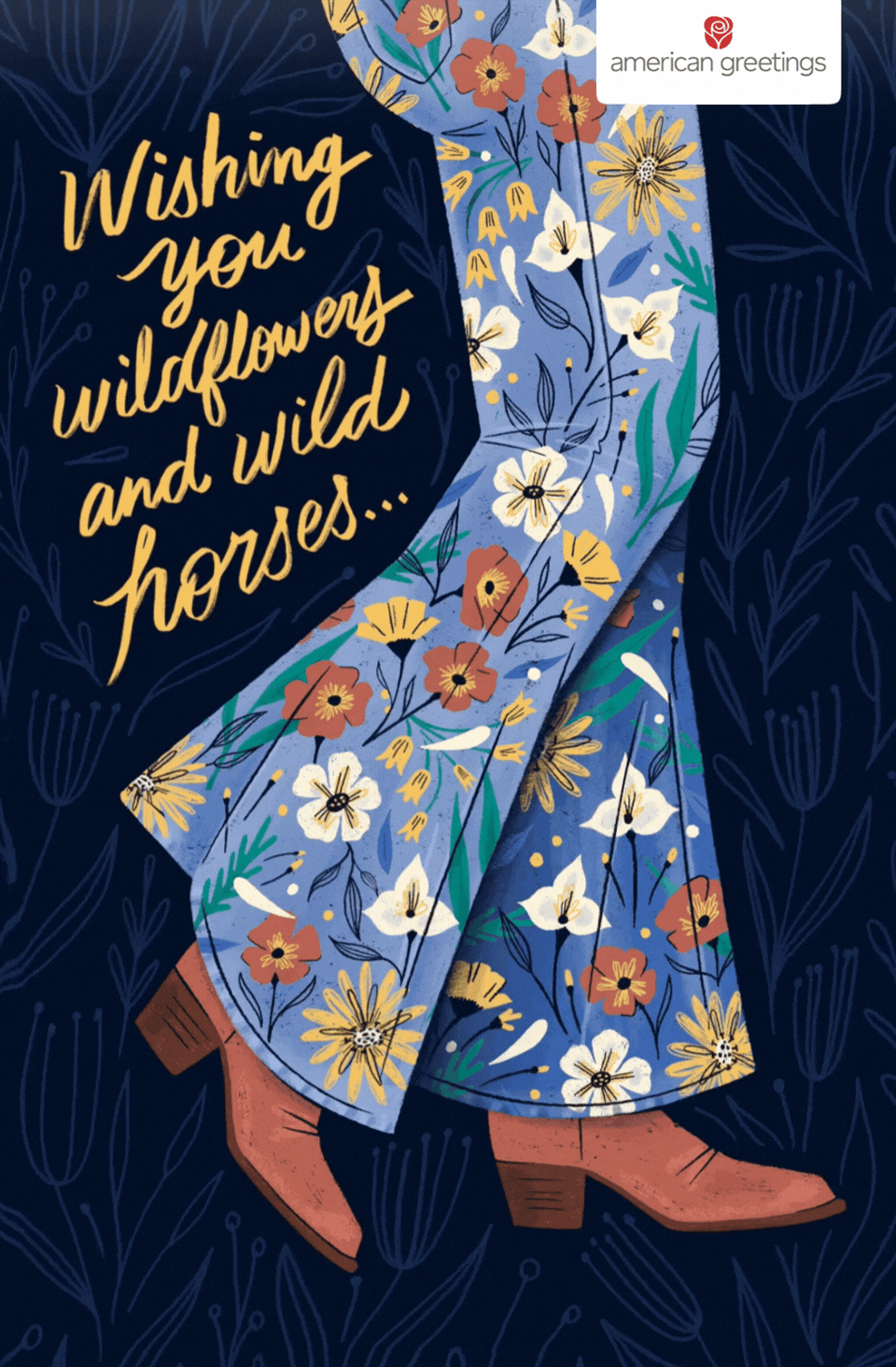 DanielleDavisLettering_Lainey Wilson - Wild Horses.gif