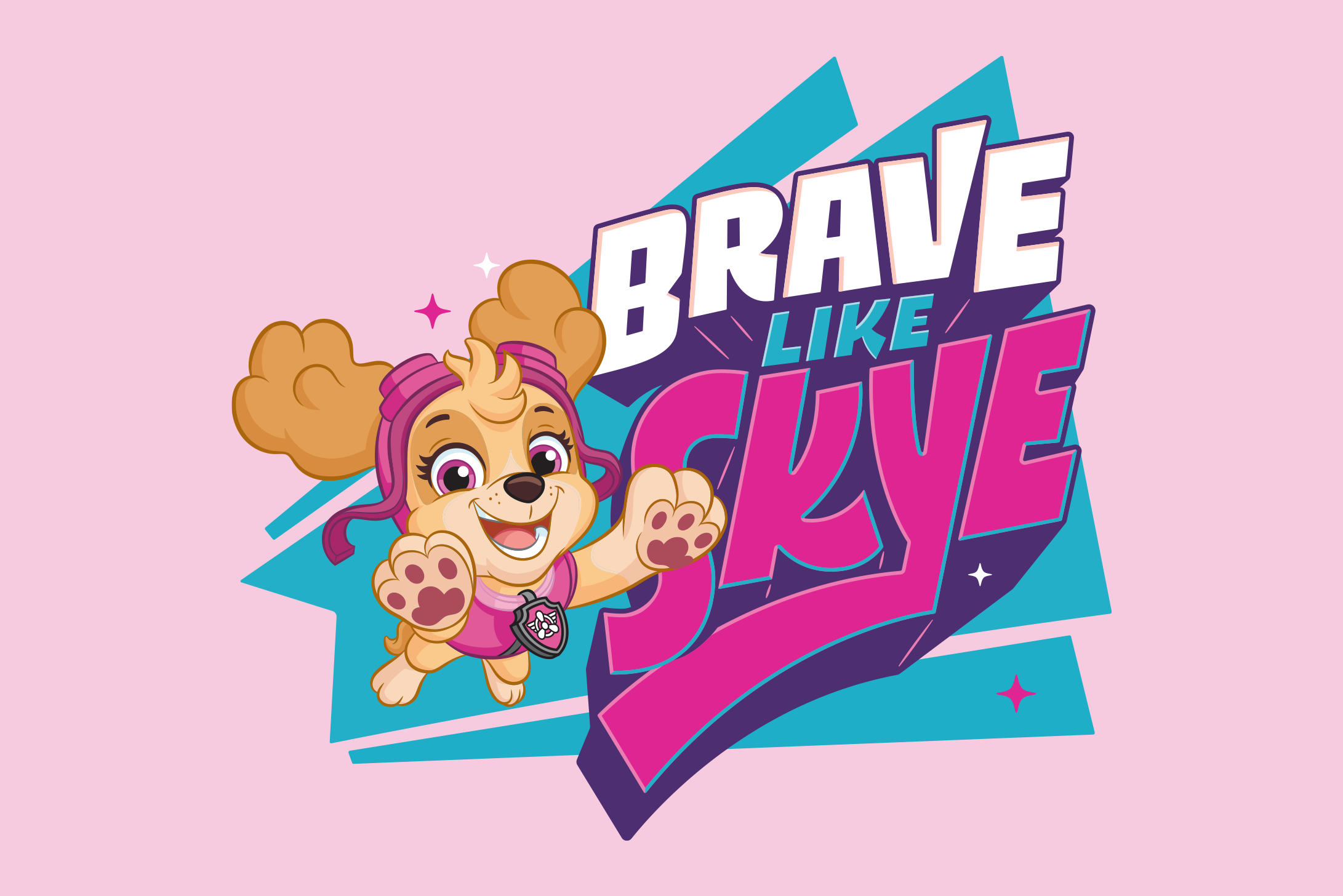 DanielleDavisLettering_Nickelodeon_PawPatrol_BraveLikeSkye.png