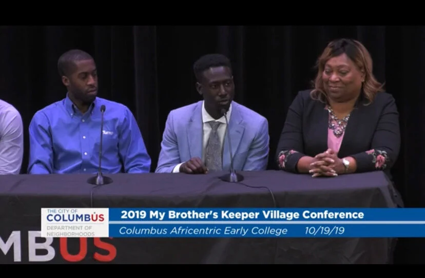 Ronnie Stokes Jr Featured on the My Brother's Keeper Village Youth Leadership Conference Panel