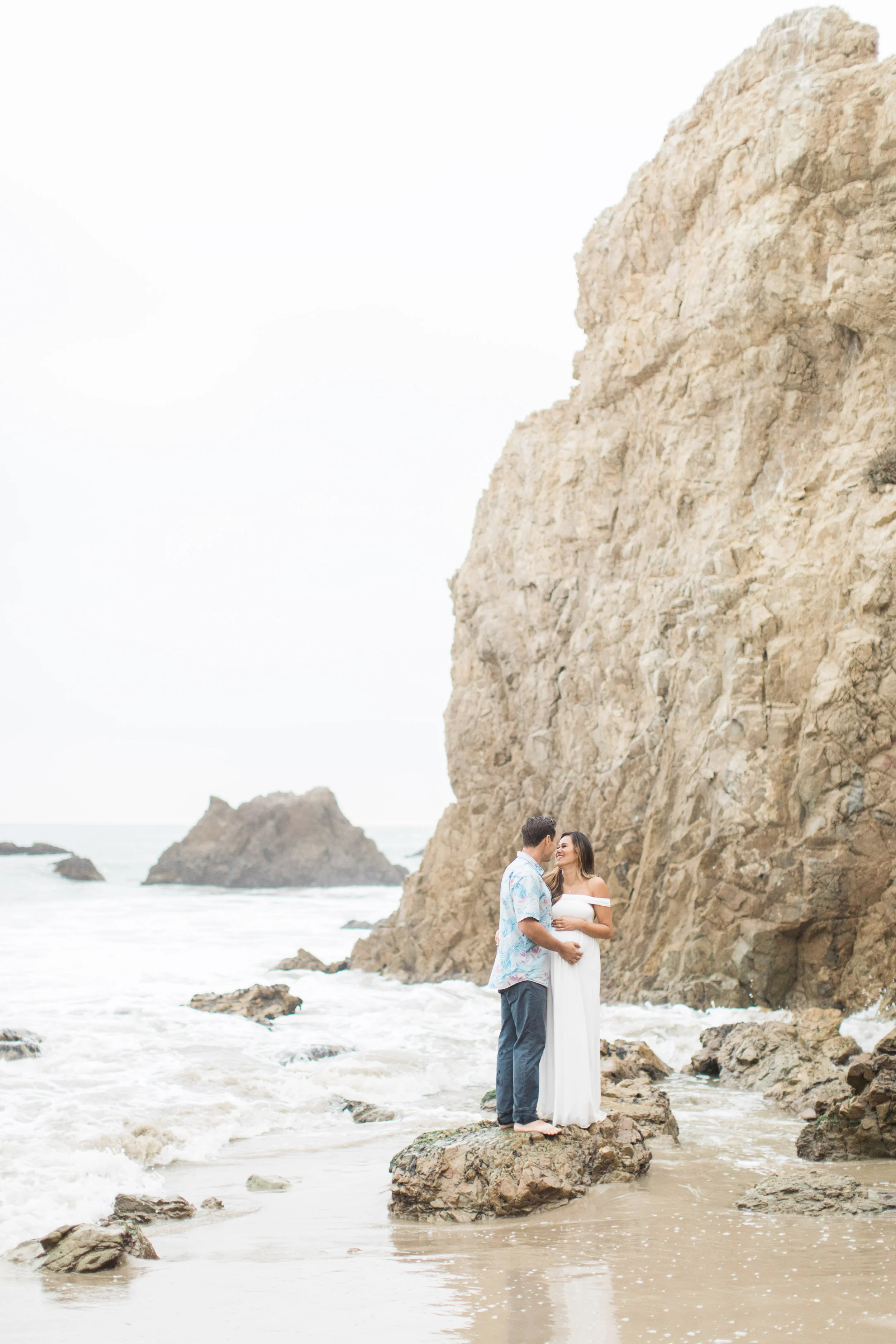 Sneak Peek: Our Maternity Shoot at El Matador Beach, CA