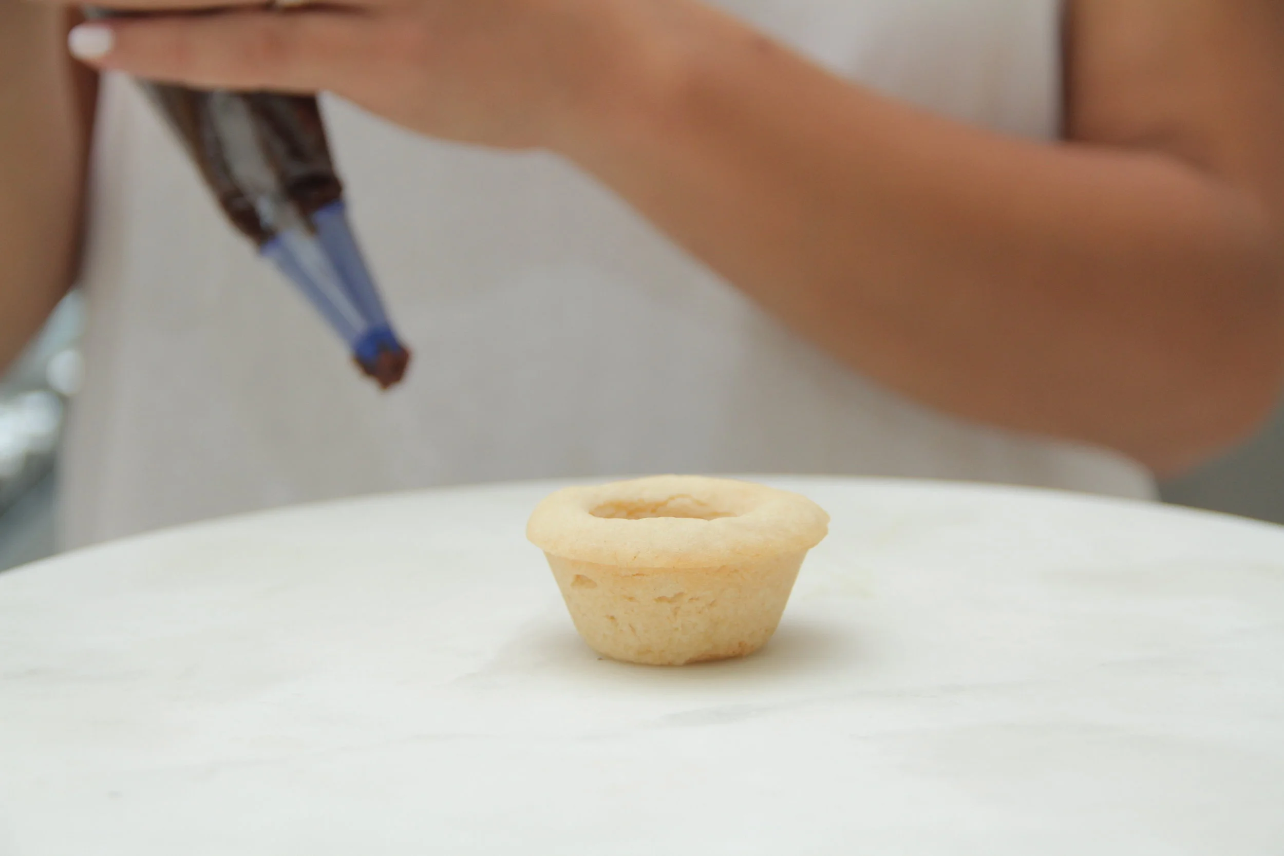 Start with your sugar cookie cup