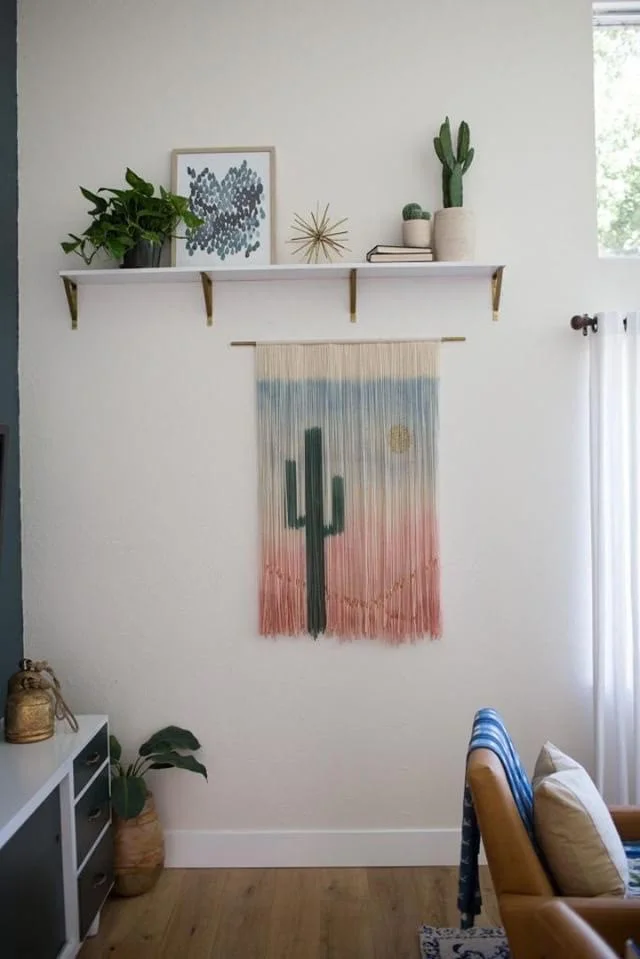 The Dancing Tapestry -Dip Dyed Yarn Wall Hangings and Bohemian Tapestries