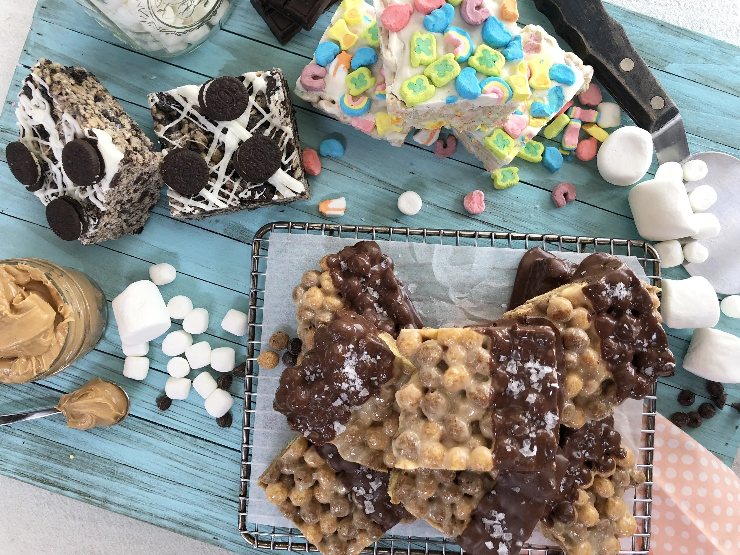 Ooey Gooey Marshmallow Cereal Treats