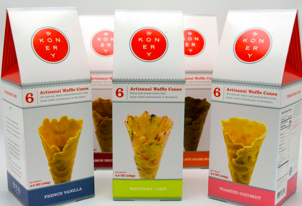 KONERY ARTISINAL WAFFLE CONES ($5 ON SALE) Ever since I had these cones in NYC at Ice and Vice , I’ve been obsessed. They taste SO good and elevate even the most basic vanilla ice cream. I’m partial to the birthday cake flavor but I’ve tried several and they are all good! When we hosted an ice cream social , everyone raved about these!